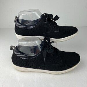 Clarks Cloudsteppers Womens 6.5 Black Lace up Comfort Shoes